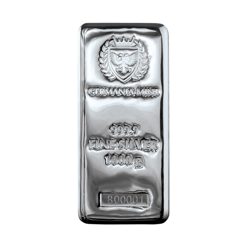 Germania Mint - 1000 g Ag999.9 Cast Bar