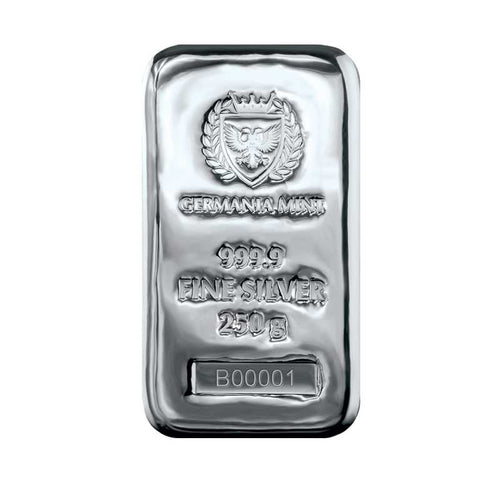 Germania Mint - 250 g Ag999.9 Cast Bar