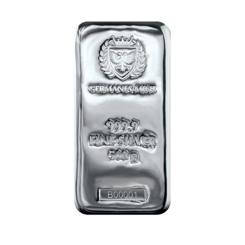 Germania Mint - 500 g Ag999.9 Cast Bar