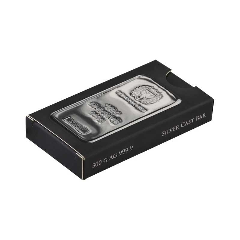 Germania Mint - 500 g Ag999.9 Cast Bar